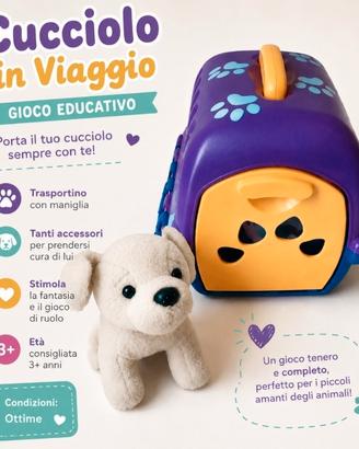 trasportino con cagnolino 