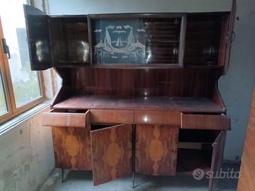 Elegante credenza vintage originale anni '40/'50 c