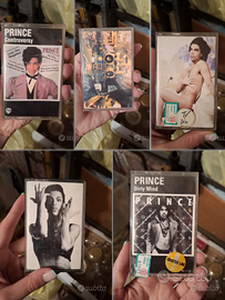 Lotto 5 Musicassette Prince Anni 80 Originali