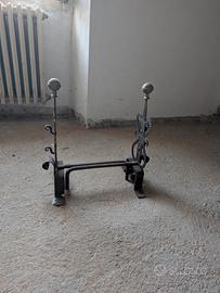 alari camino 2 pezzi vintage