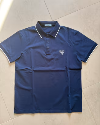 Polo Prada originale blu notte nuova