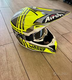 Casco moto cross Casco Airoh Wraap motocross