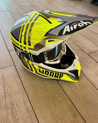 Casco moto cross Casco Airoh Wraap motocross