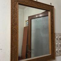 Specchio in legno fatto a mano