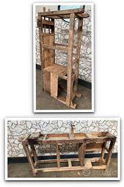 Banco da falegname - espositore vintage