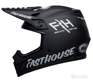 CASCO BELL MX-9 MIPS FASTHOUSE PROSPECT NERO/BIANC