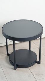 Tavolino IKEA FRÖTORP 48cm Antracite/Vetro Nero