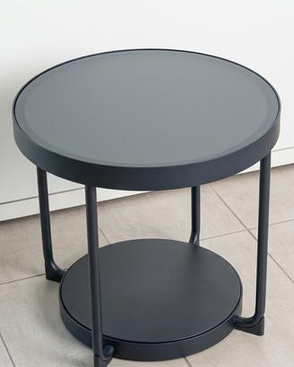 Tavolino IKEA FRÖTORP 48cm Antracite/Vetro Nero