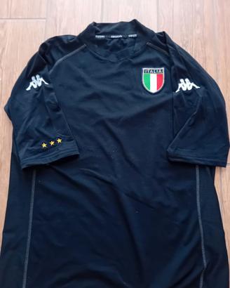 Maglia kappa portiere nera buffon italia