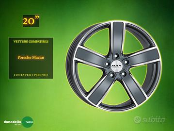 Cerchi in Lega 20 Porsche Macan Differenziati