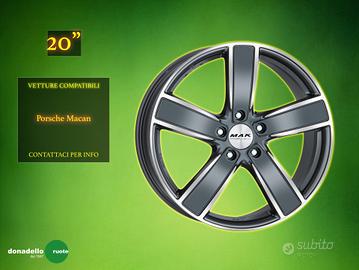 Cerchi in Lega 20 Porsche Macan Differenziati