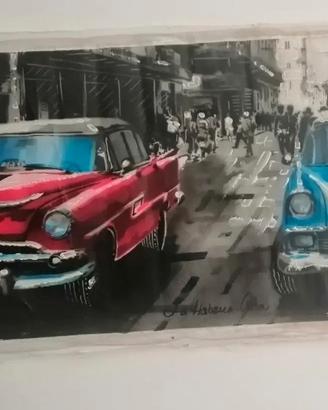 Dipinto su tela originale La Habana Cuba 