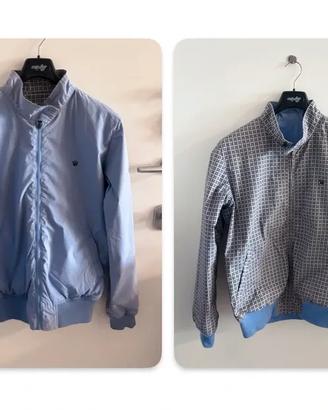 Bomber Reversibile Azzurro Scout Taglia L 