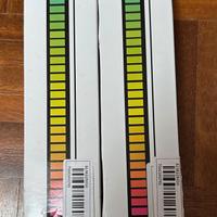 Luci ritmo Musica Ambiente a Led colorata Usb  x 2