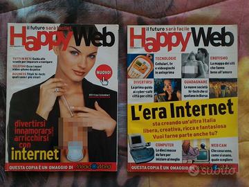 Tre riviste " Happy Web " anno 2000