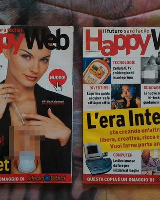 Tre riviste " Happy Web " anno 2000