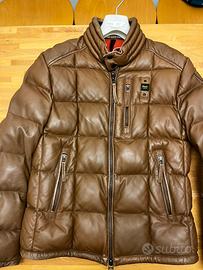 GIUBOTTO IN PELLE BLAUER
