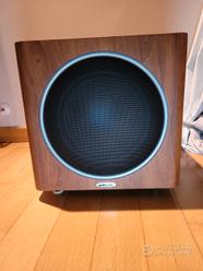 Polk Audio Subwoofer PSW 110 cherry amplificato  			