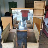 MOBILE BAGNO SOSPESO COMPLETO DI SPECCHIO