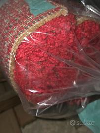 Tappeto Rosso Moderno 130x110 cm – Appena igienizz