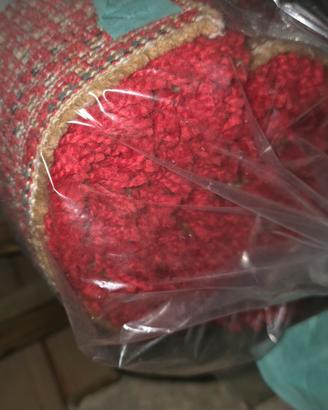 Tappeto Rosso Moderno 130x110 cm – Appena igienizz