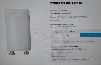 starter per tubi led 