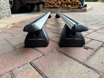 Barre portatutto Green Valley 142 cm con piedi