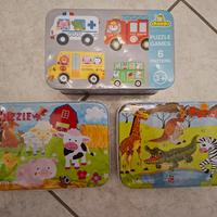 Puzzle da viaggio per bambini (14 mini puzzle)