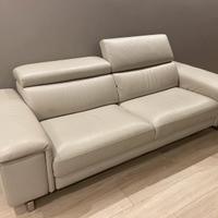 Divano 4 posti vera pelle