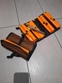 Astucci porta viti da ghiaccio e vite da ghiaccio 