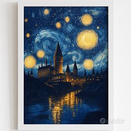 Frame HARRY POTTER CASTLE x Van Gogh
