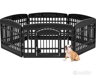 Recinto per cani  da interno/esterno con porta