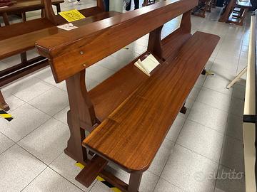 Panca in legno per chiesa