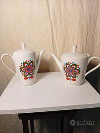 Teiera e caffettiera vintage