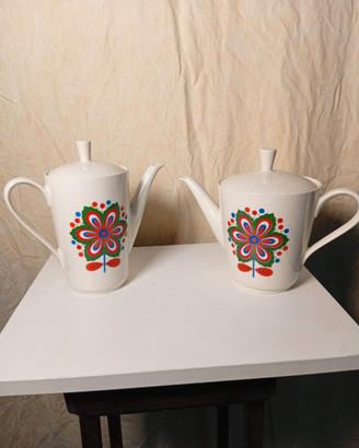 Teiera e caffettiera vintage
