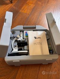 TELMU Microscopio per studenti 300X-600X-1200X