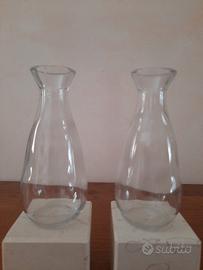 Set 2 ampolline in vetro, trasparenti