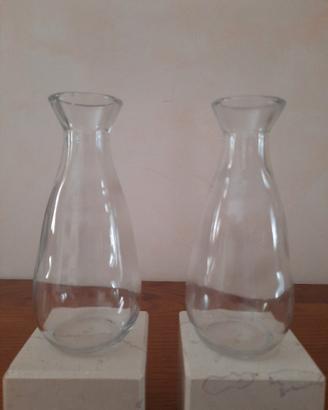 Set 2 ampolline in vetro, trasparenti