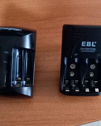 2 CARICATORI PER BATTERIE  USATI