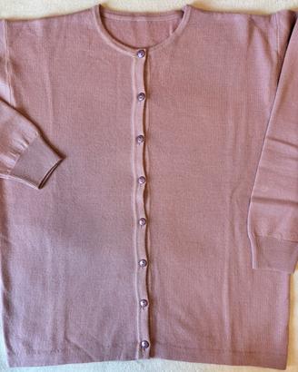 Cardigan donna color Rosa taglia XL
