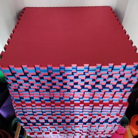 Tatami puzzle bicolor 1mt. x 1mt. spessore 3,5 cm.