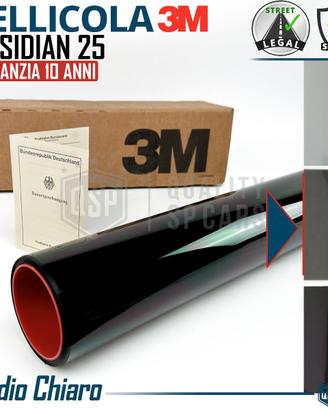 Pellicola Oscurante Vetri Auto 3M Medio Medio 1Mt