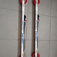 2 paia di Skiroll ski skett