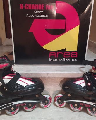 Pattini a rotelle regolabili