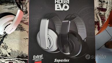 Superlux HD681 EVO Bianco cuffie studio semiaperte