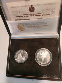 monete argento  proof Raffaello Sanzio