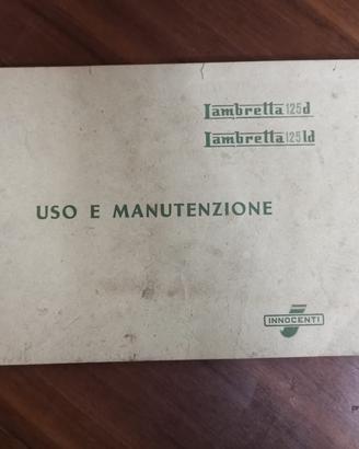 Libretto uso e manutenzione Lambretta