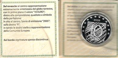 Repubblica Italiana - 10 € del 2005