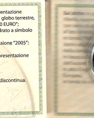 Repubblica Italiana - 10 € del 2005