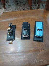 Tris modellini: Moto BMW + Auto Volga + Die-Cast
